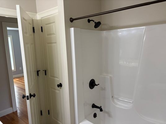 Bathroom, Interior, Wood Texture Flooring