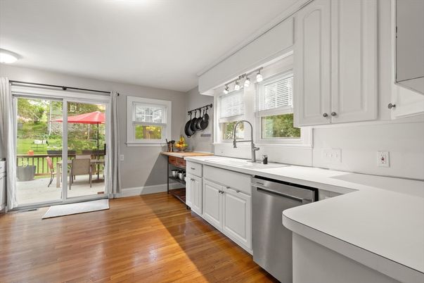 Interior, Kitchen, Wood Texture Flooring