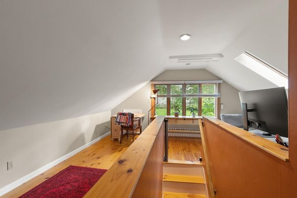 Home Office, Interior, Wood Texture Flooring