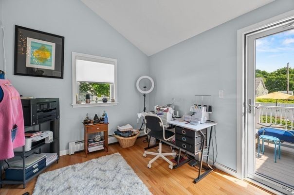 Home Office, Interior, Wood Texture Flooring