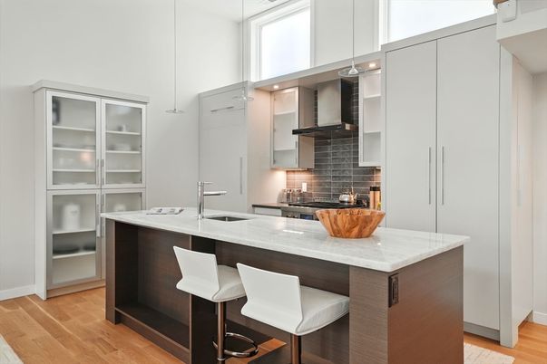 Interior, Kitchen, Wood Texture Flooring