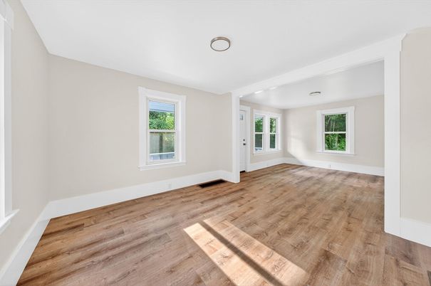 Empty room, Interior, Wood Texture Flooring