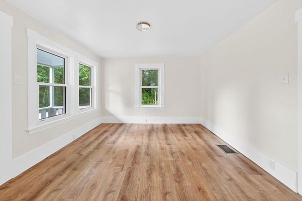 Empty room, Interior, Wood Texture Flooring