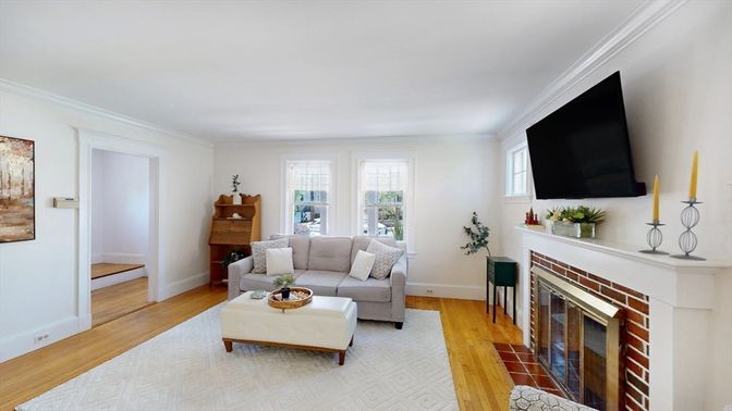 Fireplace, Interior, Living room, Wood Texture Flooring