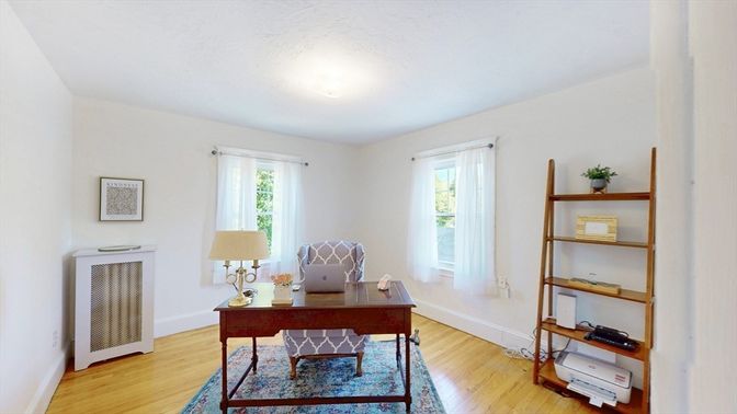 Home Office, Interior, Wood Texture Flooring