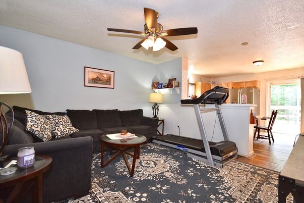 Fitness Equipment, Interior, Living room, Wood Texture Flooring