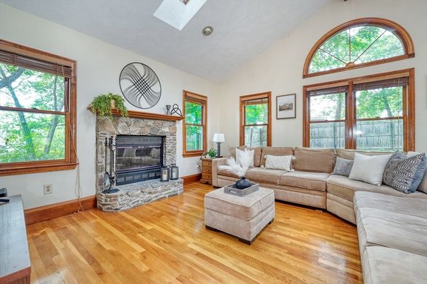 Fireplace, Interior, Living room, Wood Texture Flooring