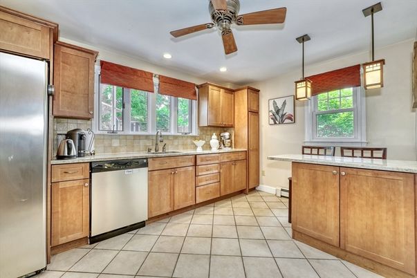 Interior, Kitchen, Pendant Lights, Recessed Lighting