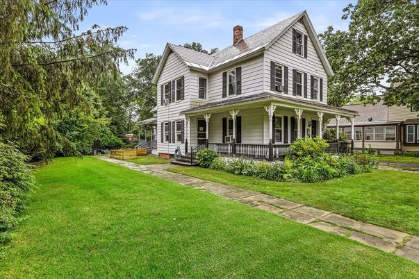 Backyard, Exterior, Facade, Queen Anne Victorian