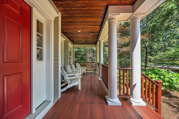Exterior, Recessed Lighting, Wood Texture Flooring