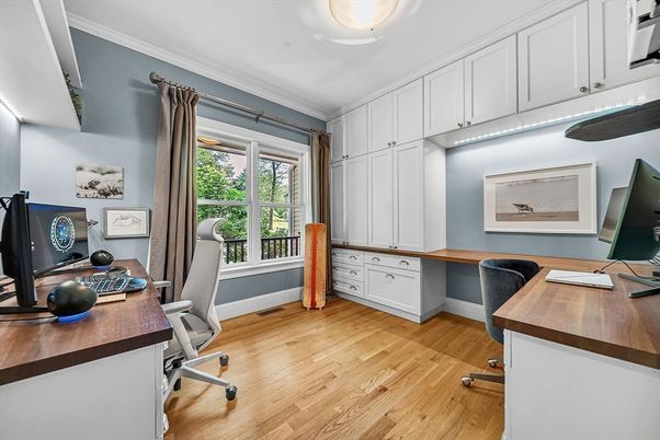 Home Office, Interior, Wood Texture Flooring