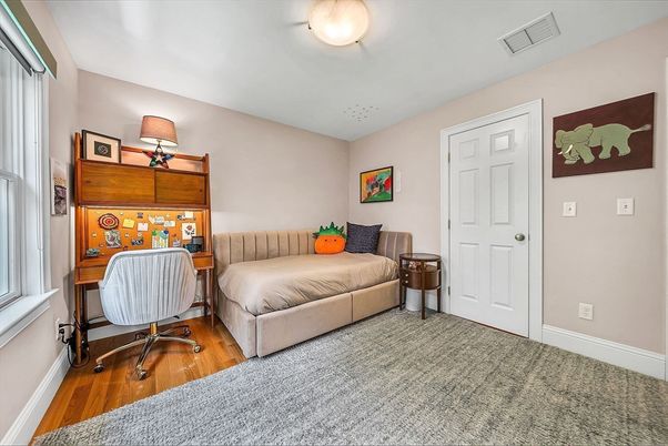 Bedroom, Home Office, Interior, Wood Texture Flooring