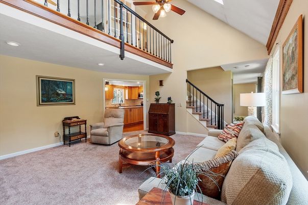 Interior, Living room, Recessed Lighting