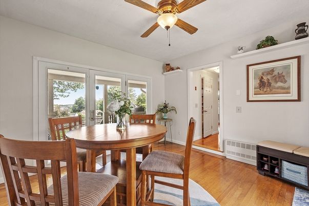 Dining room, Interior, Wood Texture Flooring