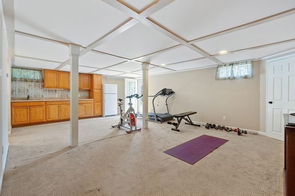 Fitness Equipment, Interior, Recessed Lighting
