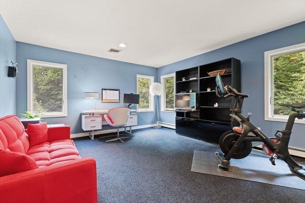 Fitness Equipment, Home Office, Interior, Recessed Lighting