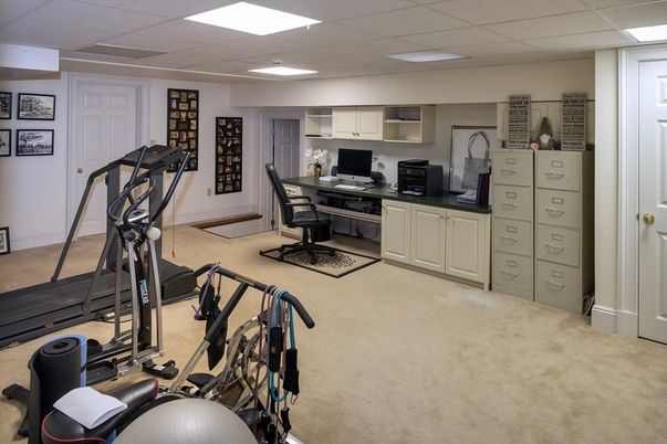 Fitness Equipment, Home Office, Interior, Recessed Lighting