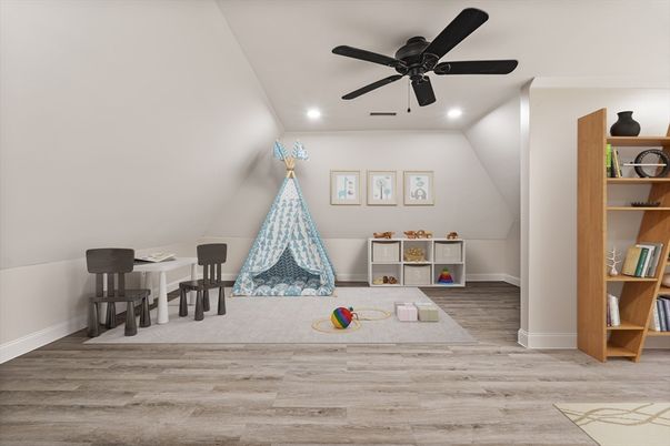 Interior, Recessed Lighting, Wood Texture Flooring