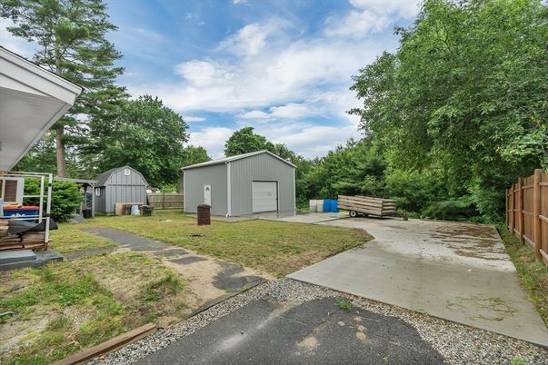 Backyard, Detached Garage, Exterior