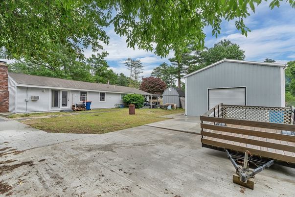 Backyard, Detached Garage, Exterior