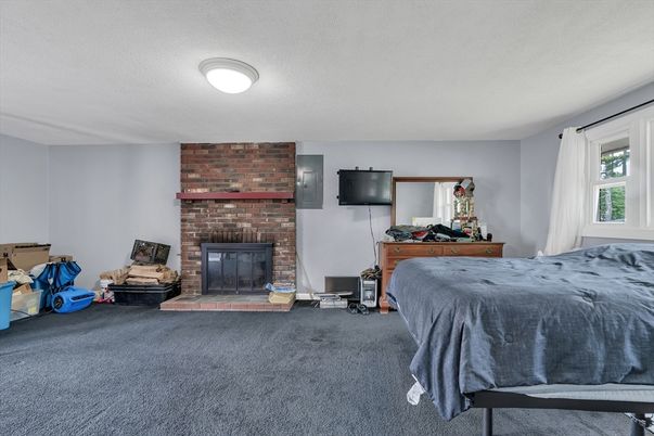 Bedroom, Fireplace, Interior, Stone Walls
