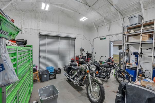 Garage, Interior, Recessed Lighting