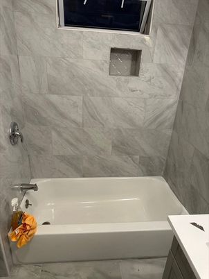 Bathroom, Interior, Marble Walls
