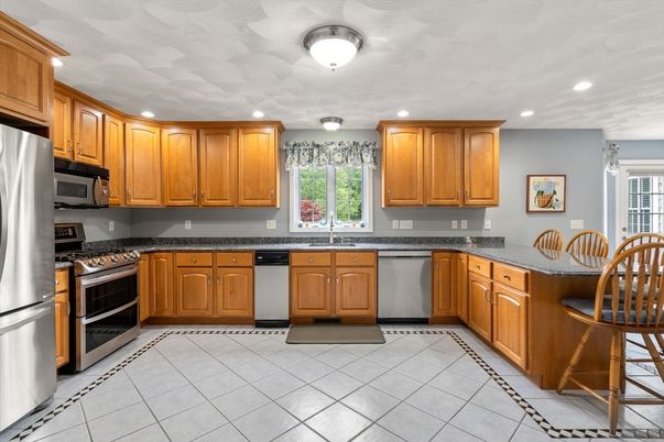 Interior, Kitchen, Recessed Lighting, Stainless Steel Appliances