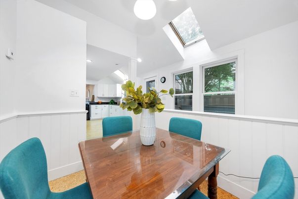Dining room, Interior, Kitchen, Recessed Lighting