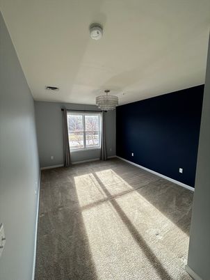 Chandelier, Empty room, Interior