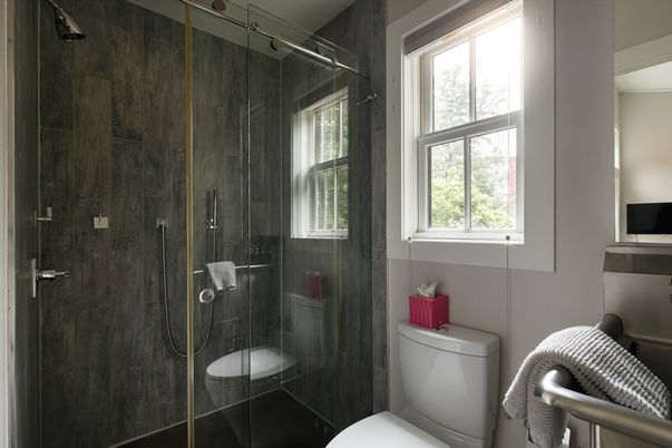Bathroom, Glass Shower, Interior