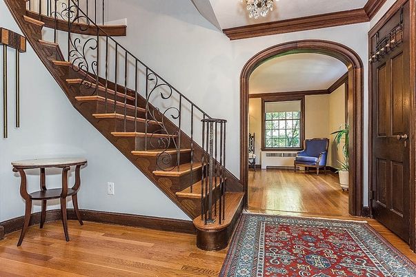 Chandelier, Interior, Wood Texture Flooring