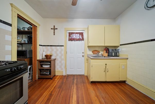 Interior, Kitchen, Wood Texture Flooring
