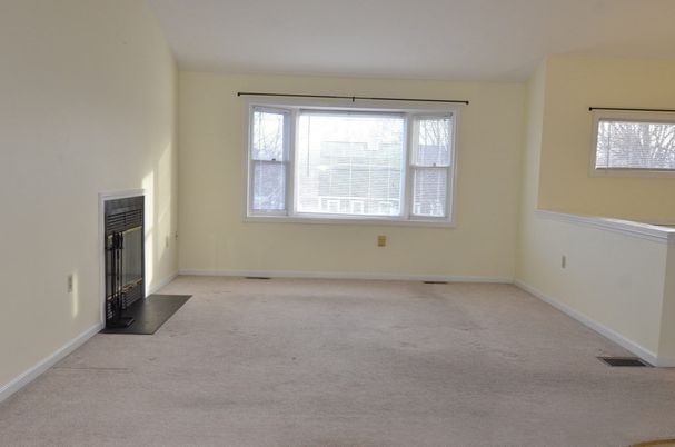 Empty room, Fireplace, Interior