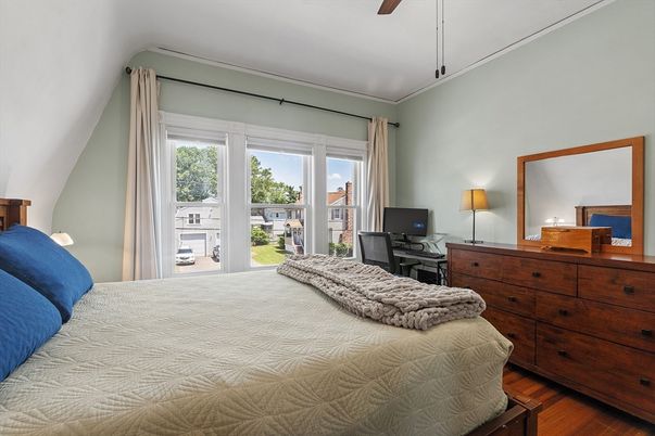 Bedroom, Home Office, Interior, Wood Texture Flooring