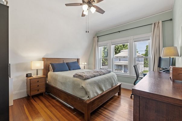 Bedroom, Home Office, Interior, Wood Texture Flooring