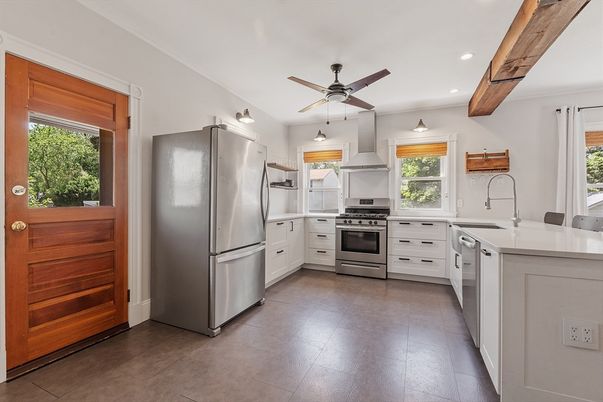 Interior, Kitchen, Recessed Lighting, Stainless Steel Appliances