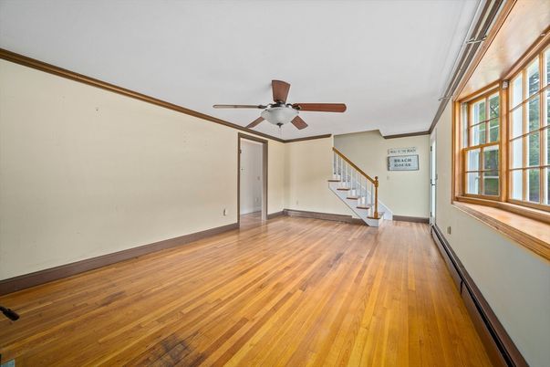 Empty room, Interior, Wood Texture Flooring