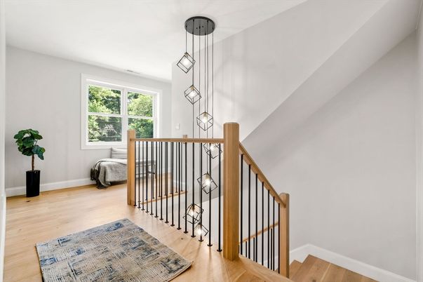 Interior, Pendant Lights, Wood Texture Flooring