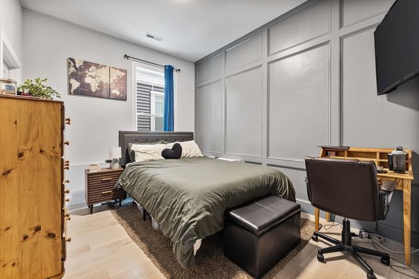 Bedroom, Home Office, Interior, Wood Texture Flooring