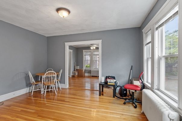 Dining room, Interior, Wood Texture Flooring