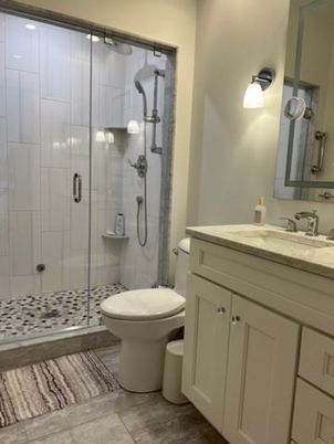 Bathroom, Glass Shower, Interior