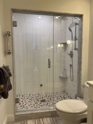 Bathroom, Glass Shower, Interior