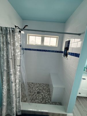 Bathroom, Interior, Wood Texture Flooring