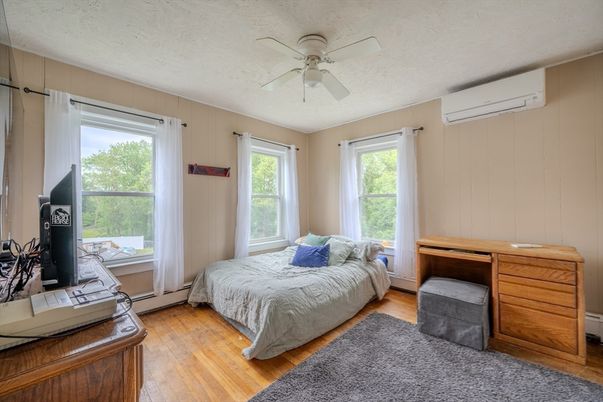 Bedroom, Home Office, Interior, Wood Texture Flooring