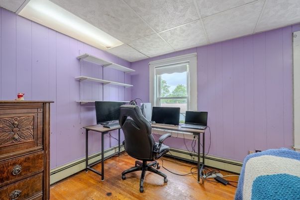 Home Office, Interior, Wood Texture Flooring