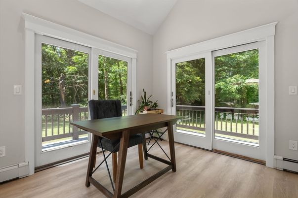 Dining room, Interior, Wood Texture Flooring