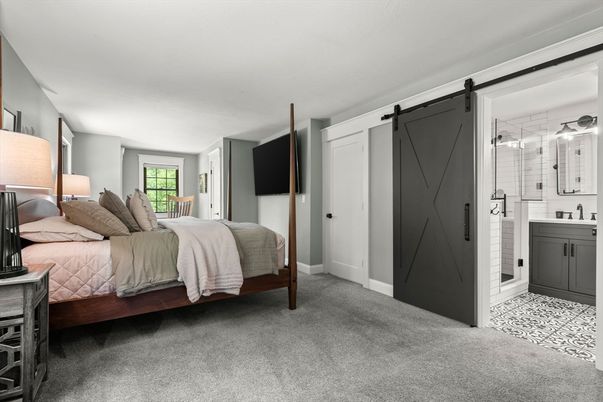 Bathroom, Bedroom, Glass Shower, Interior