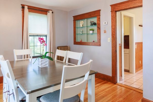 Dining room, Interior, Wood Texture Flooring