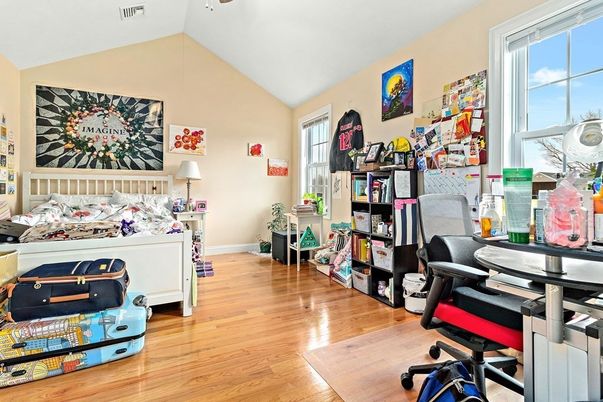 Home Office, Interior, Wood Texture Flooring